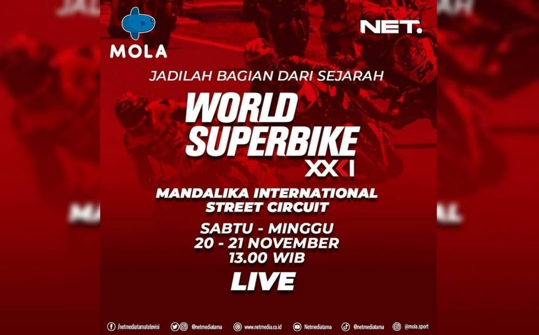 Balapan World Superbike 2021 Mandalika