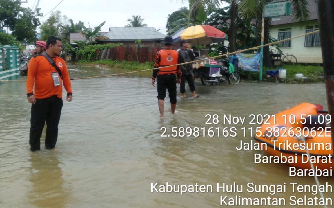 Banjir Rendam 4 Kecamatan di Hulu Sungai Tengah