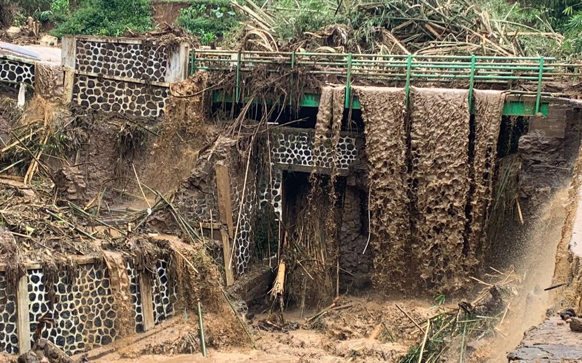 Pascabanjir Bandang Garut, Akses ke Desa Cinta Sudah Dapat Dilalui Kendaraan