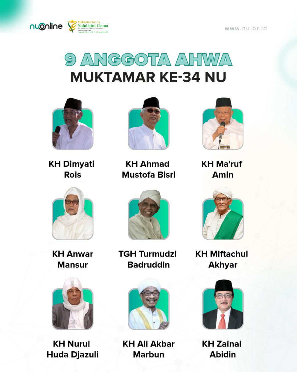Muktamar ke-34 NU di Lampung Tetapkan 9 Anggota AHWA