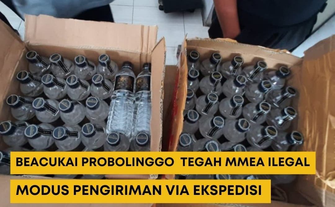 Bea Cukai Amankan Ribuan Botol Miras Ilegal Bermodus Paket Kiriman di Depok dan Probolinggo