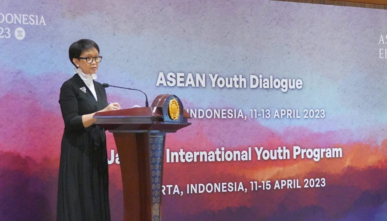 Menlu: Pemuda dan Ekonomi Digital Jadi Fondasi Penting ASEAN sebagai Epicentrum of Growth