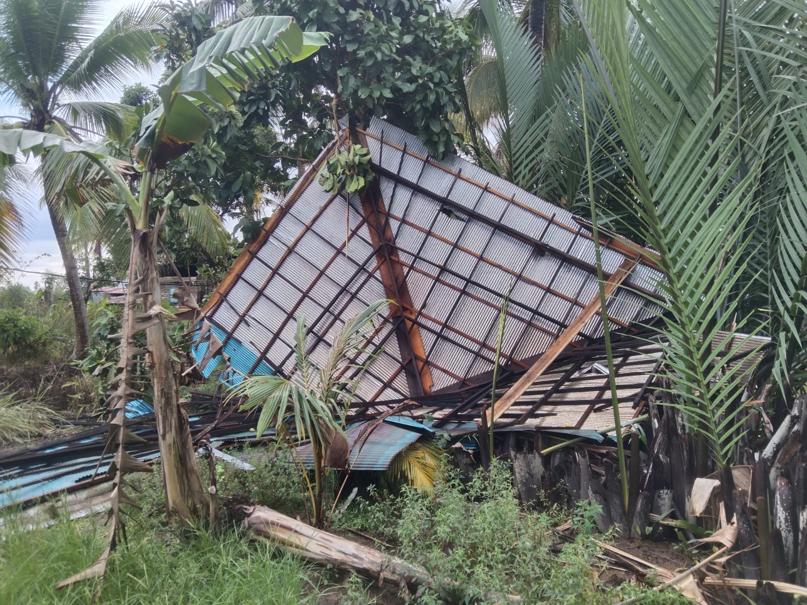 Angin Kencang, 2 Rumah Warga Kabupaten Banjar Rusak