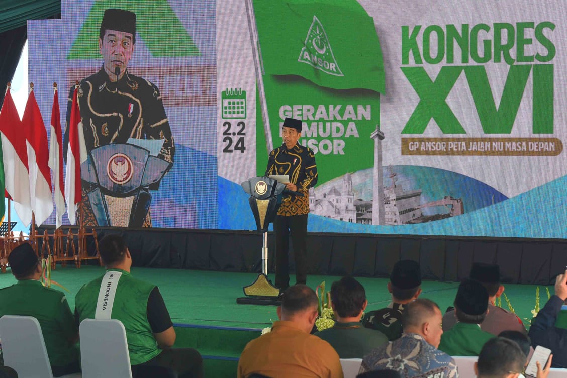 Presiden Jokowi Ajak GP Ansor Sukseskan Pemilu 2024